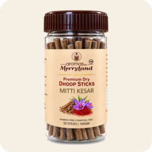 Mitti Kesar Dhoop Sticks, Bamboo-Free