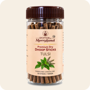 Tulsi Dhoop Sticks, Bamboo-Free | Aromas by Merryland