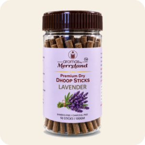 Lavender Dhoop Sticks, Bamboo-Free | Aromas by Merryland